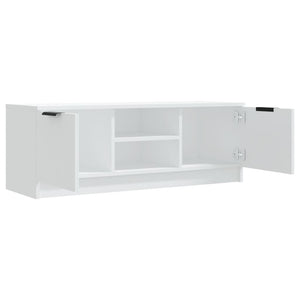 Mobile Porta TV Bianco 102x35x36,5 cm in Legno Multistrato cod mxl 34001