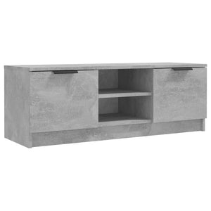 Mobile Porta TV Grigio Cemento 102x35x36,5 cm Legno Multistrato 811515