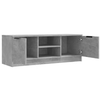 Mobile Porta TV Grigio Cemento 102x35x36,5 cm Legno Multistrato 811515