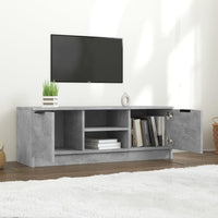 Mobile Porta TV Grigio Cemento 102x35x36,5 cm Legno Multistrato 811515