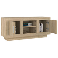 Mobile Porta TV Rovere Sonoma 102x35x45 cm in Legno Multistrato 811793