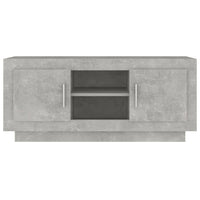 Mobile Porta TV Grigio Cemento 102x35x45cm in Legno Multistrato cod mxl 13068