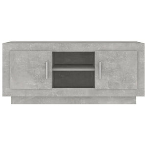 Mobile Porta TV Grigio Cemento 102x35x45cm in Legno Multistrato cod mxl 13068