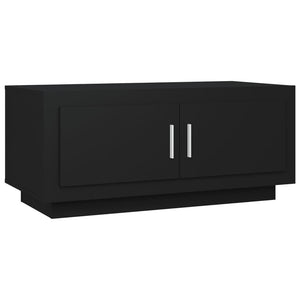 Tavolino da Salotto Nero 102x50x45 cm in Legno Compensato cod mxl 13744