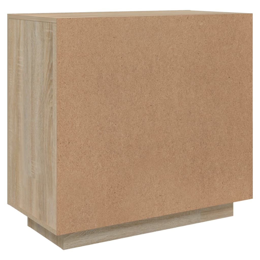 Credenza Rovere Sonoma 80x40x75 cm in Legno Compensato cod mxl 17015