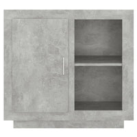 Credenza Grigio Cemento 80x40x75 cm 811830