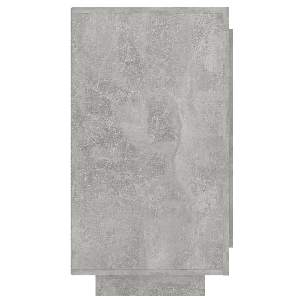 Credenza Grigio Cemento 80x40x75 cm 811830