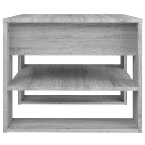 Tavolino Salotto Grigio Sonoma 55,5x55x45 cm Legno Multistrato 816932