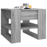 Tavolino Salotto Grigio Sonoma 55,5x55x45 cm Legno Multistrato 816932