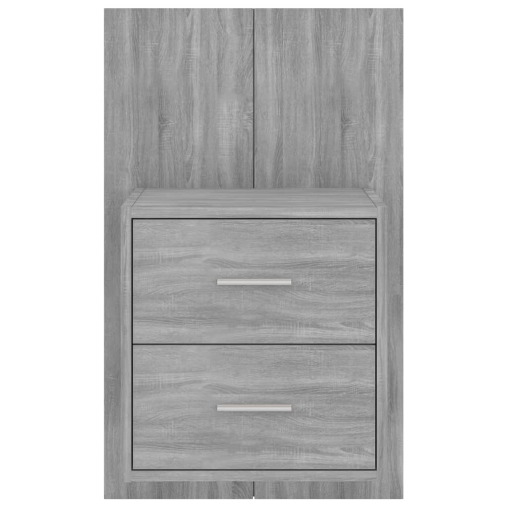 Comodino a Muro Grigio Sonoma cod mxl 30258