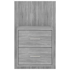 Comodino a Muro Grigio Sonoma cod 12397