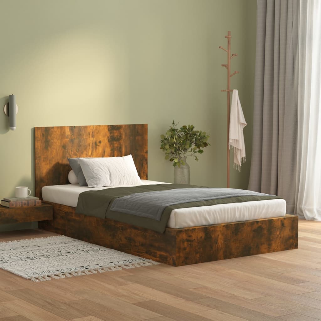 Testiera Letto Rovere Fumo 120x1,5x80 cm in Legno Multistrato  cod mxl 53131