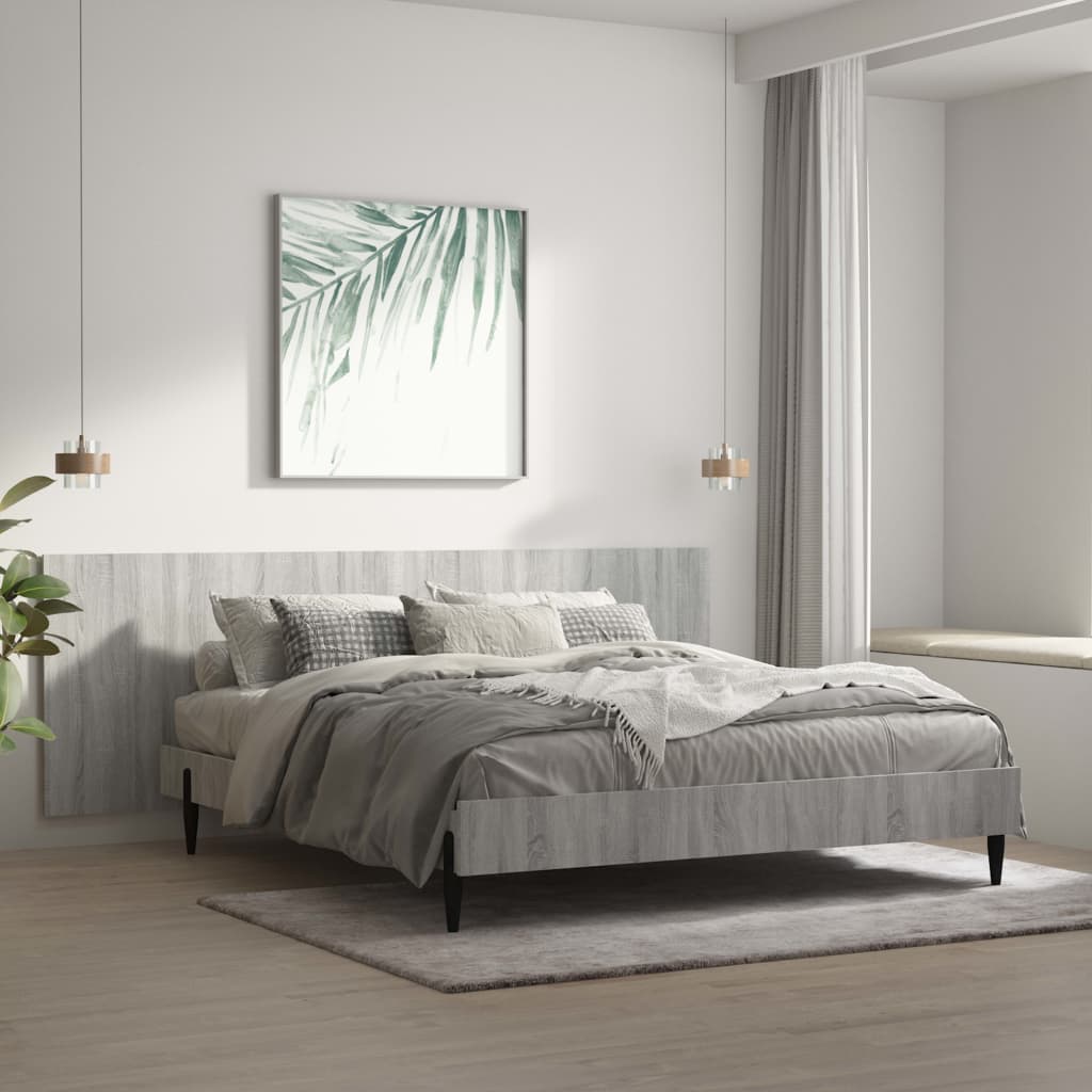 Testiera Letto Grigio Sonoma 240x1,5x80 cm Legno Ingegnerizzato cod mxl 51562