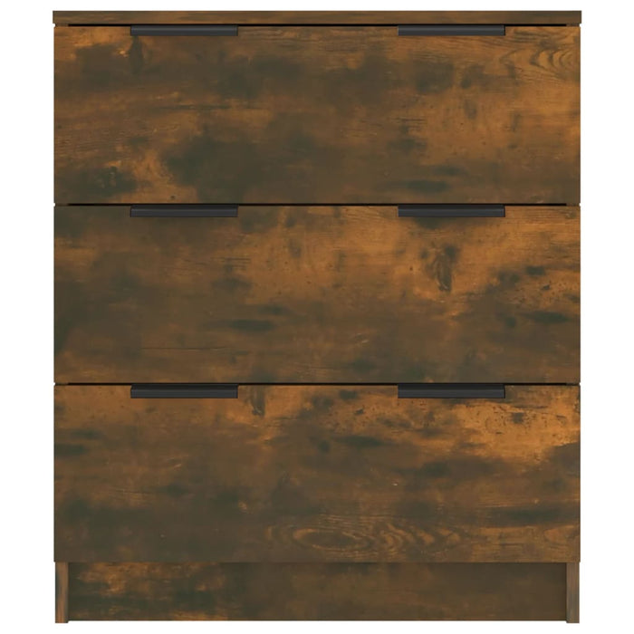 Credenza Rovere Fumo 60x30x70 cm in Legno Multistrato 816985