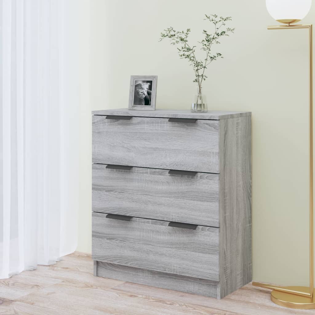 Credenza Grigio Sonoma 60x30x70 cm in Legno Multistrato cod mxl 12059