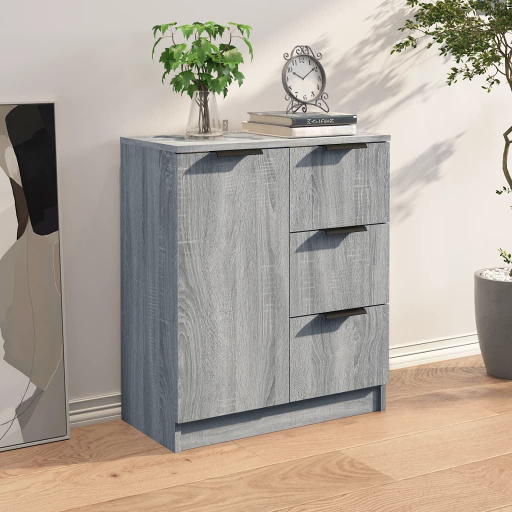 Credenza Grigio Sonoma 60x30x70 cm in Legno Multistrato cod mxl 5783