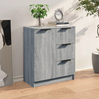 Credenza Grigio Sonoma 60x30x70 cm in Legno Multistrato cod mxl 5783