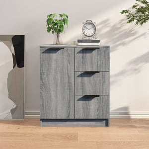 Credenza Grigio Sonoma 60x30x70 cm in Legno Multistrato cod mxl 5783