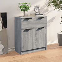 Credenza Grigio Sonoma 60x30x70 cm in Legno Multistrato cod mxl 78576