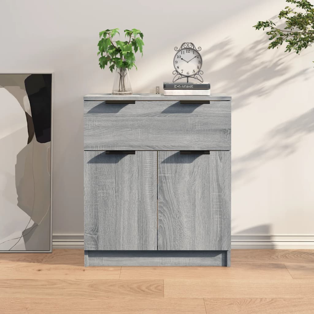 Credenza Grigio Sonoma 60x30x70 cm in Legno Multistrato cod mxl 78576