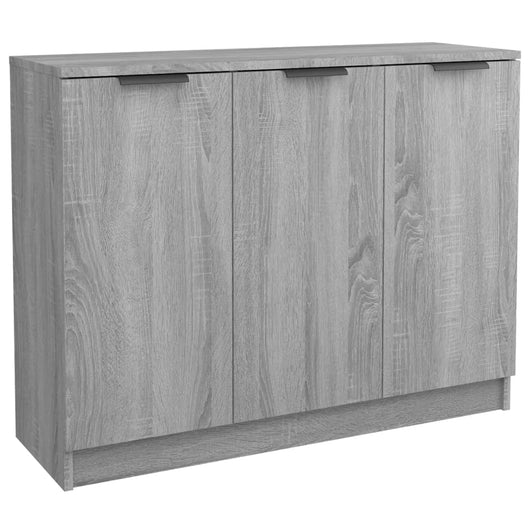 Credenza Grigio Sonoma 90,5x30x70 cm in Legno Multistrato cod mxl 12938