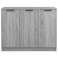 Credenza Grigio Sonoma 90,5x30x70 cm in Legno Multistrato cod mxl 12938