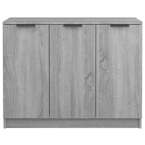 Credenza Grigio Sonoma 90,5x30x70 cm in Legno Multistrato cod mxl 12938