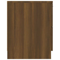 Comodino Rovere Marrone in Legno Multistrato 817037