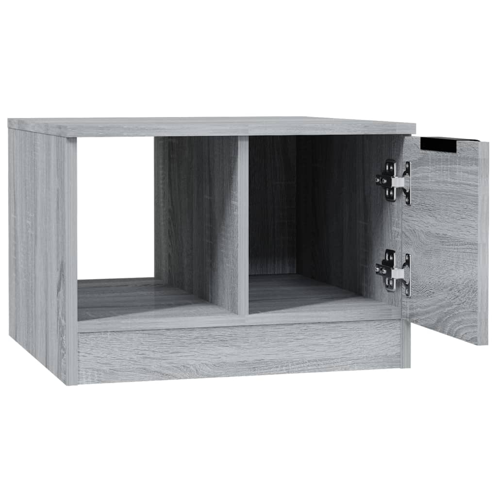 Tavolino da Salotto Grigio Sonoma 50x50x36 cm Legno Multistrato cod mxl 13079