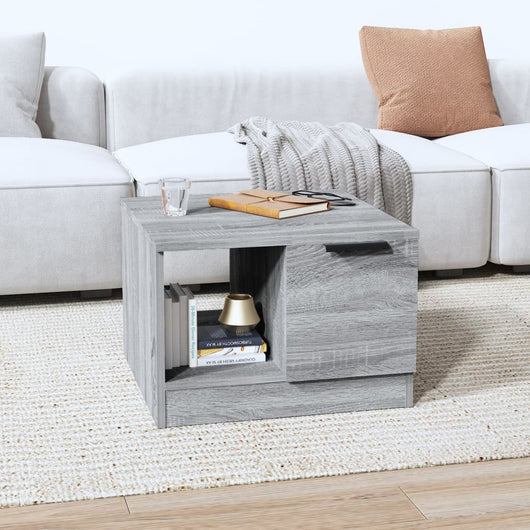 Tavolino da Salotto Grigio Sonoma 50x50x36 cm Legno Multistrato cod mxl 13079