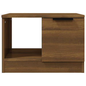 Tavolino da Salotto Rovere Marrone 50x50x36cm Legno Multistrato