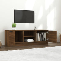 Mobile TV Rovere Marrone 102x35x36,5 cm in Legno Multistrato cod mxl 12514