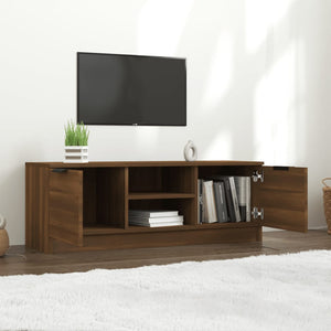 Mobile TV Rovere Marrone 102x35x36,5 cm in Legno Multistrato cod mxl 12514