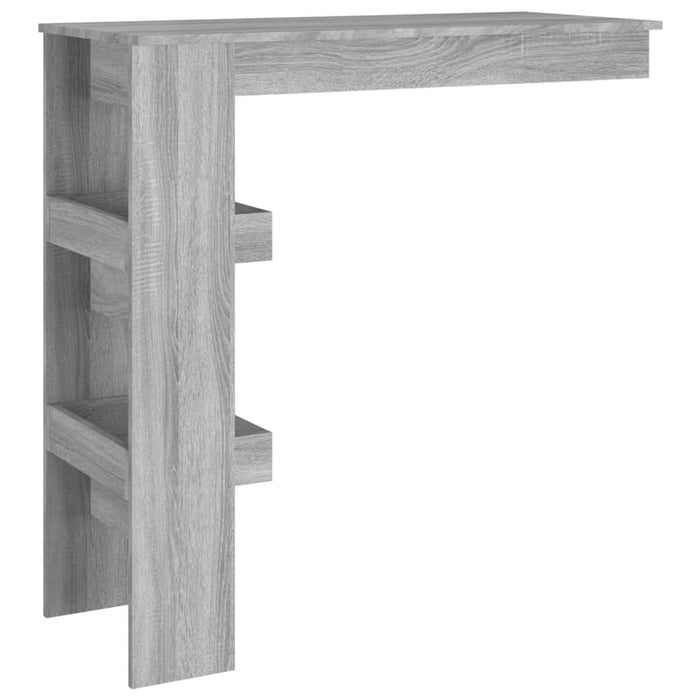 Bancone da Muro Grigio Sonoma 102x45x103,5 cm Legno Multistrato 817223