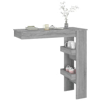 Bancone da Muro Grigio Sonoma 102x45x103,5 cm Legno Multistrato 817223