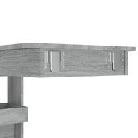 Bancone da Muro Grigio Sonoma 102x45x103,5 cm Legno Multistrato