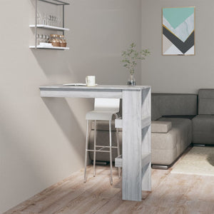 Bancone da Muro Grigio Sonoma 102x45x103,5 cm Legno Multistrato