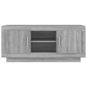 Mobile TV Grigio Sonoma 102x35x45 cm in Legno Multistrato cod mxl 12513