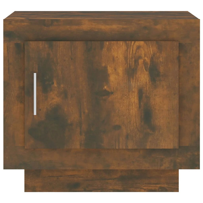 Tavolino da Salotto Rovere Fumo 51x50x45cm in Legno Multistrato