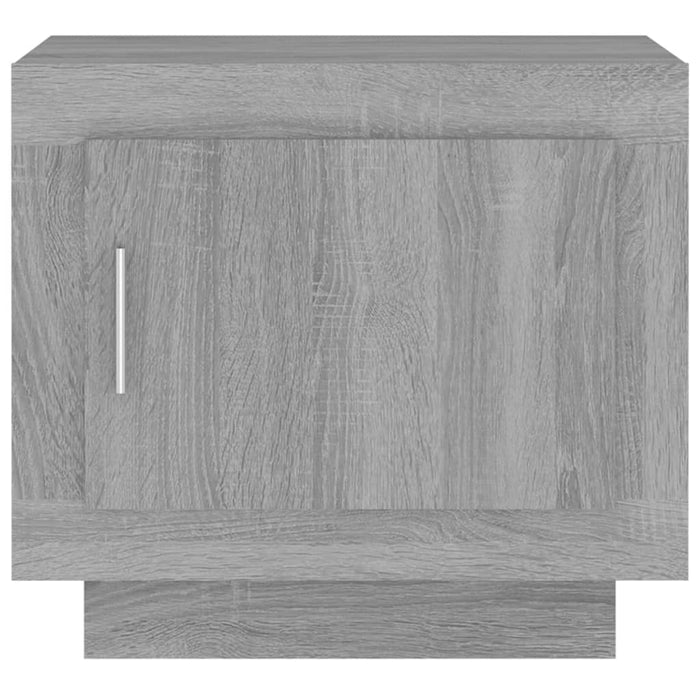 Tavolino da Salotto Grigio Sonoma 51x50x45cm Legno Multistrato