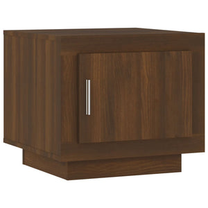 Tavolino da Salotto Rovere Marrone 51x50x45 cm Legno Compensato