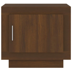 Tavolino da Salotto Rovere Marrone 51x50x45 cm Legno Compensato