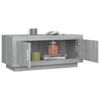 Tavolino da Salotto Grigio Sonoma 102x50x45cm Legno Multistrato 817232