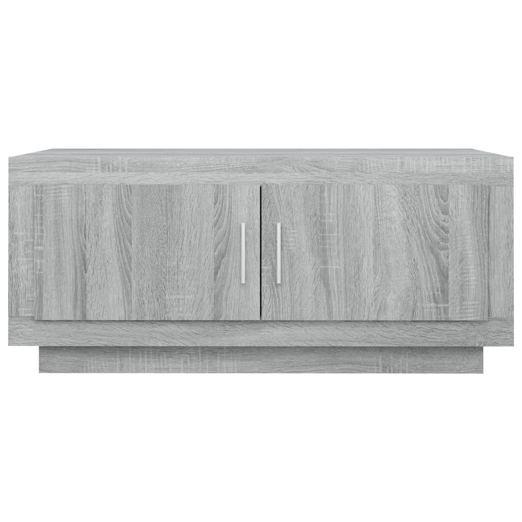 Tavolino da Salotto Grigio Sonoma 102x50x45cm Legno Multistrato 817232