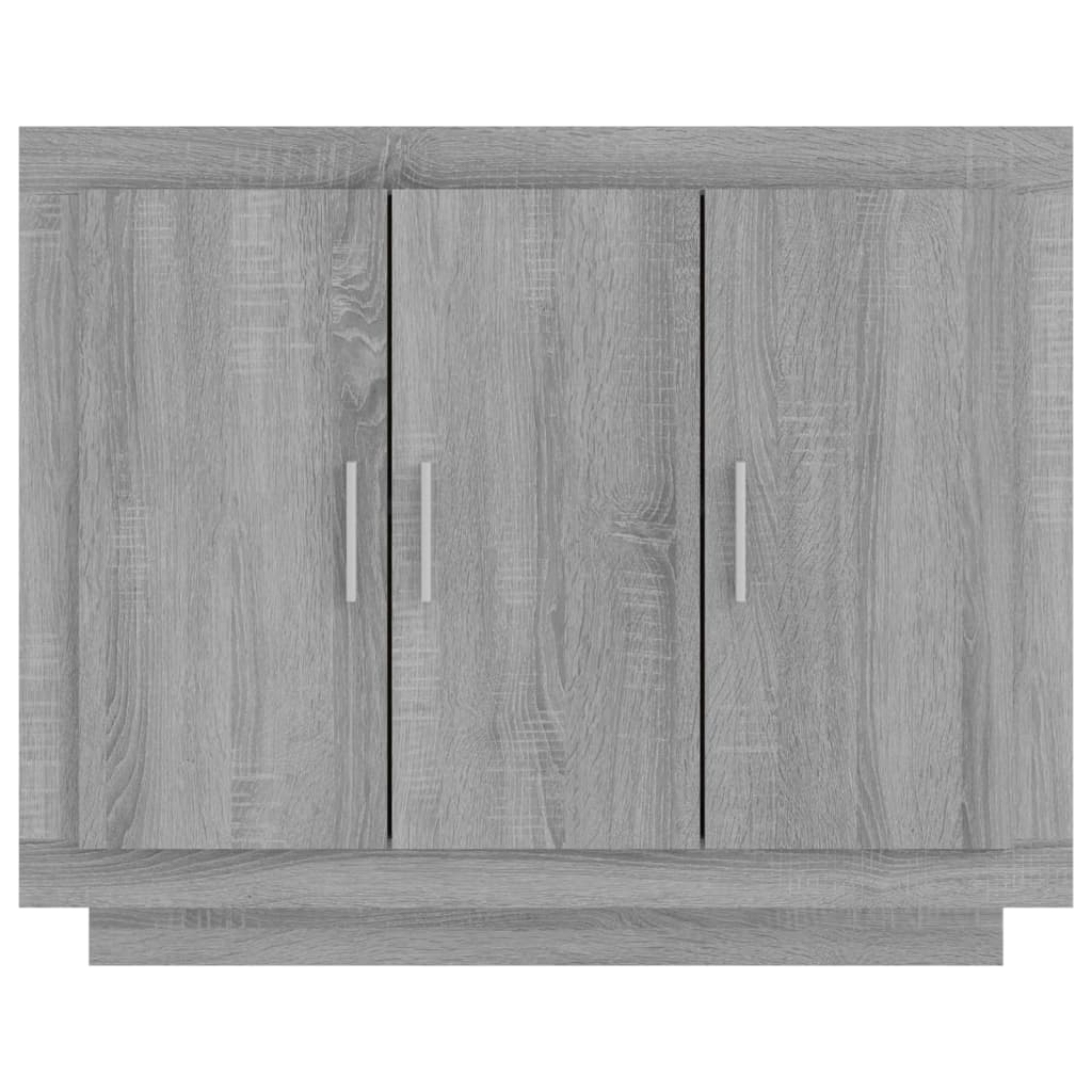 Credenza Grigio Sonoma 92x35x75 cm in Legno Multistrato cod mxl 23852