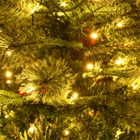 Albero di Natale con LED e Pigne Verde 120 cm in PVC e PE cod mxl 27112