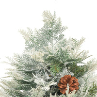 Albero di Natale con LED e Pigne Verde 120 cm in PVC e PE cod mxl 26011