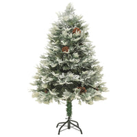 Albero di Natale con LED e Pigne Verde 150 cm in PVC e PE cod mxl 25848