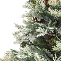 Albero di Natale con LED e Pigne Verde 150 cm in PVC e PE cod mxl 25848