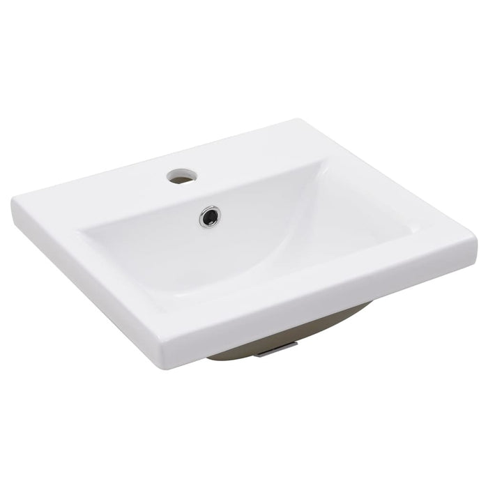 Telaio per Lavabo da Bagno con Lavabo Integrato Bianco in Ferro cod mxl 63091